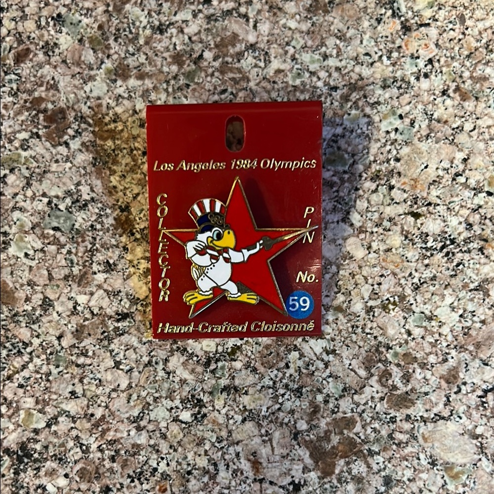 SAM Red Olympic Collector Pin